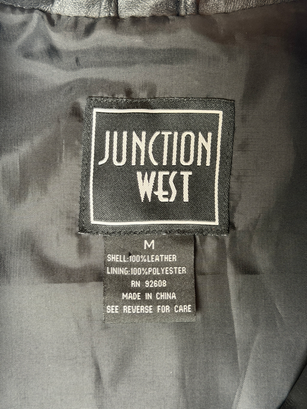 "We're Worried About You" Custom Painted Leather Jacket